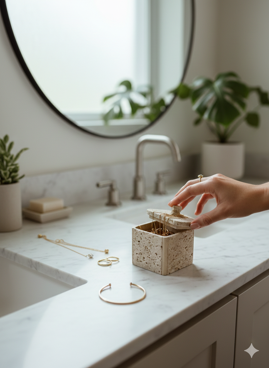 Les Boîtes en travertin