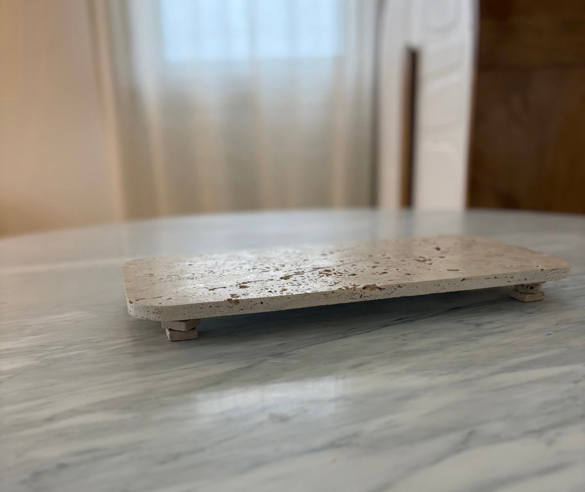 Plateau en travertin RAFFINEMENT