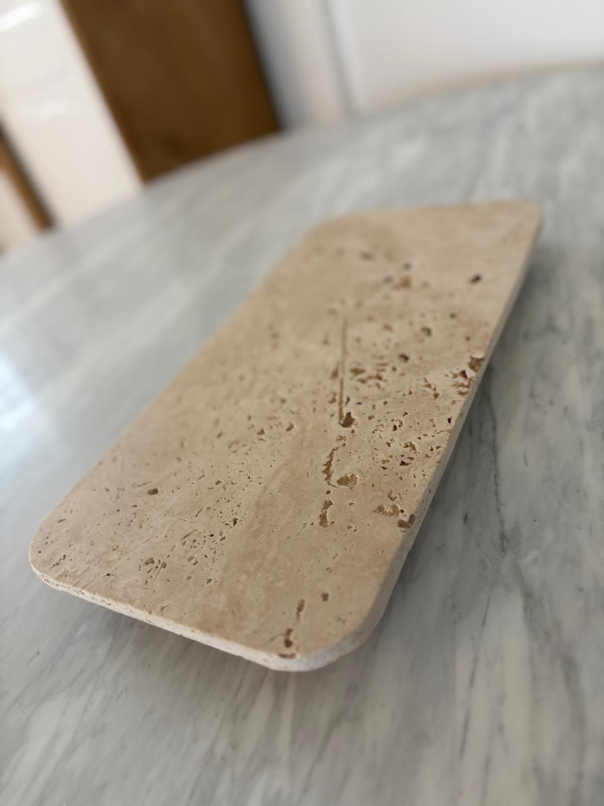 Plateau en travertin RAFFINEMENT